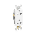 Leviton Electrical Receptacles Dplx Recpt/Was16462/002 16462-W